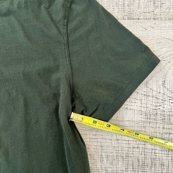 Old Navy Dark Green Men’s Basic Short Sleeve Soft Wash Cotton T-Shirt Size M - Picture 7 of 10